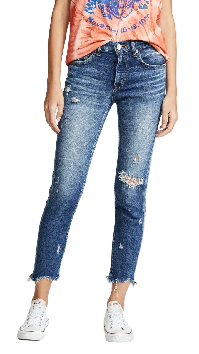 Moussy Vintage Japan Slim Fit Distressed Jeans- Size 26