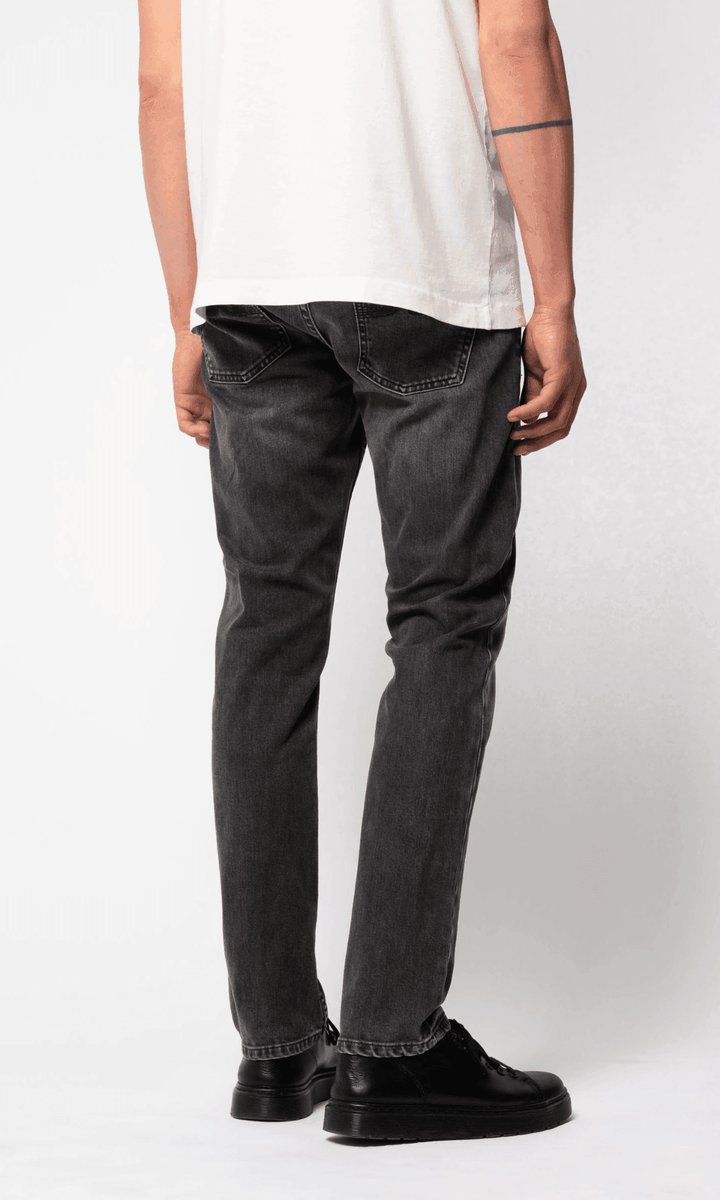 Nudie 'Lean Dean' Black Ridge Organic Cotton Jeans- Size 31/32 - Jean Pool