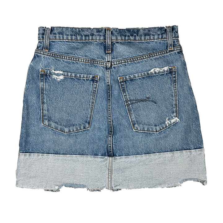 Nobody Raw Hem 'Reverse' Denim Skirt - Size 27