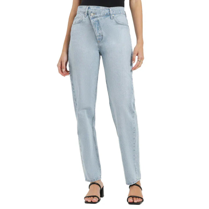 NOBODY 'Maude' Crossover Jean in Dizzy Wash Size 27