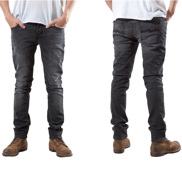 Nudie Grim Tim Broken Black Jeans
