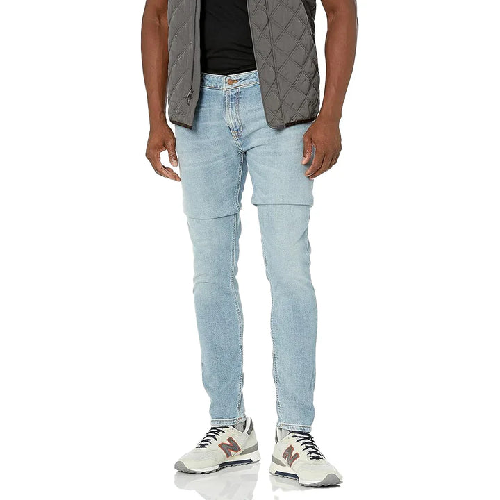 Nudie 'Skinny Lin' Light Blue Pwr Wash Denim Jeans- Size 33/32