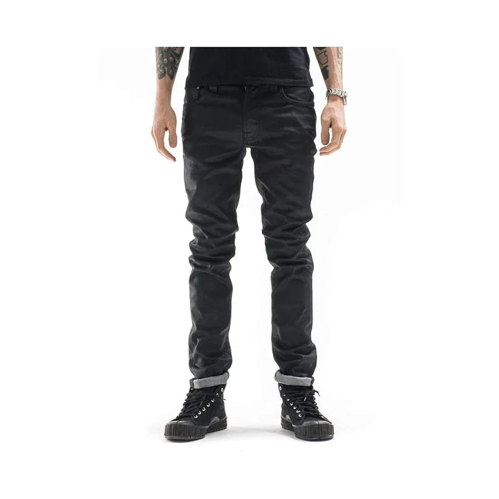 Nudie Jeans Co. 'Thin Finn' Black 2 Black Jeans - Size 33/30