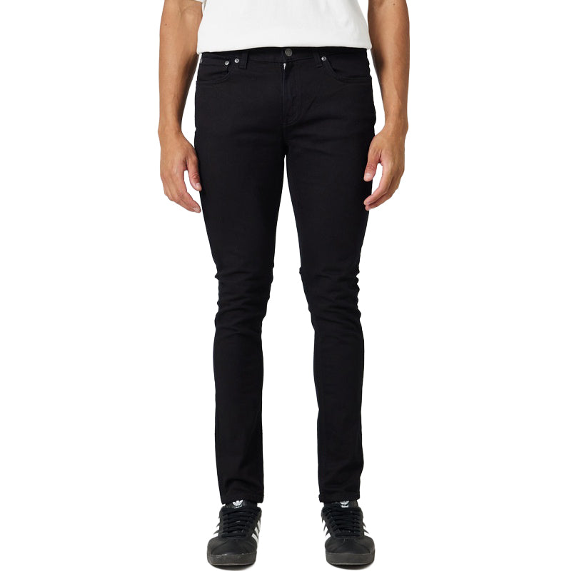 Nudie 'Skinny Lin' Black Black Wash Denim Jeans- Size 30/32