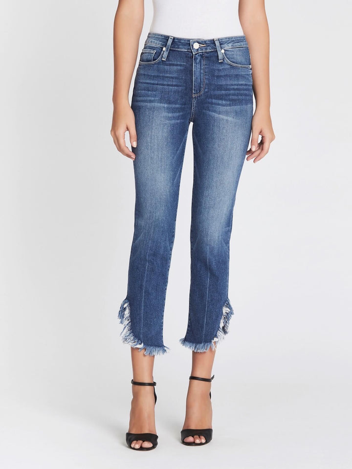 Paige Denim 'Hoxton Straight Ankle' Fray Hem Jeans - Size 28 - Jean Pool