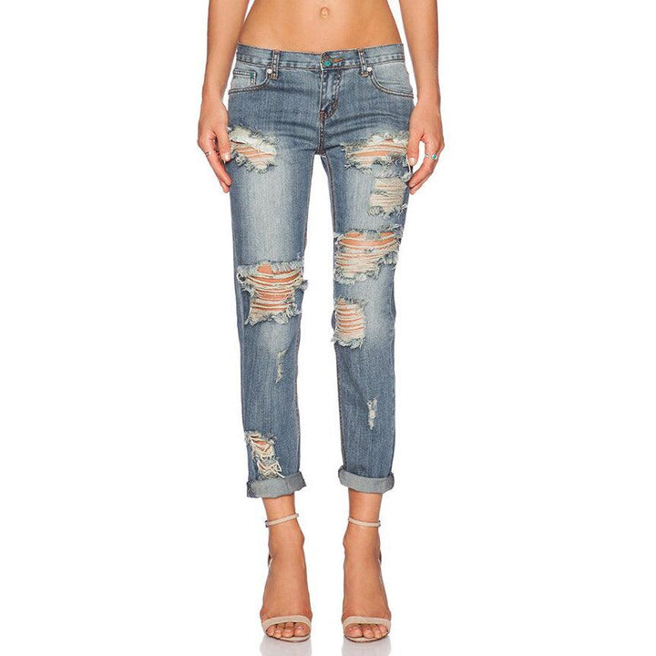 One Teaspoon Ladies Destroyed 'Awesome Baggies' Jeans - Size 24