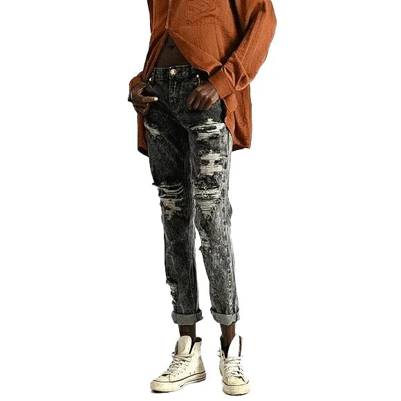 One Teaspoon Ladies Destroyed 'Awesome Baggies' Jeans - Size 24