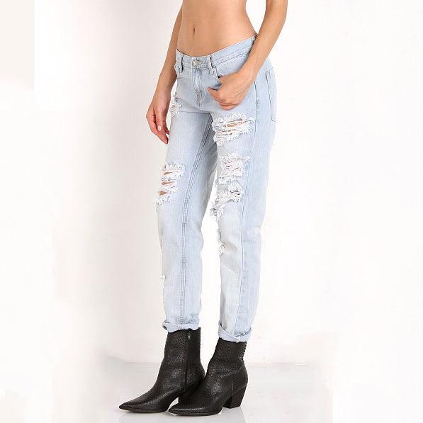 One Teaspoon Ladies Destroyed 'Awesome Baggies' Jeans - Size 24 or 6AU