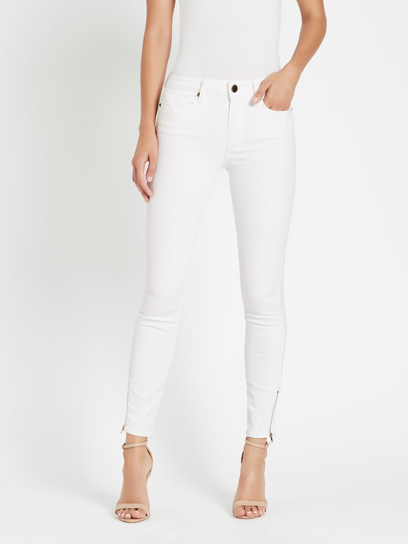 PAIGE outlets White Denim Skinny Jeans Size 28