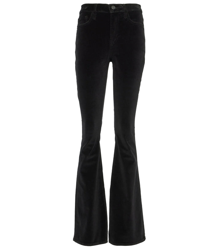 NWT- Frame Denim 'Le High Flare' Velveteen Black Jeans -Size 25