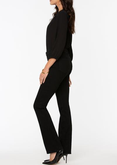 NWT - NYDJ 'Barbara Bootcut' Black Jeans RRP $308.00 -Size 2US or 6/8AU - Jean Pool