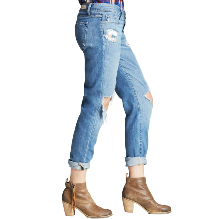 NWT - Paige 'Jimmy Jimmy Boyfriend Skinny' Destroyed Wash - Size 27