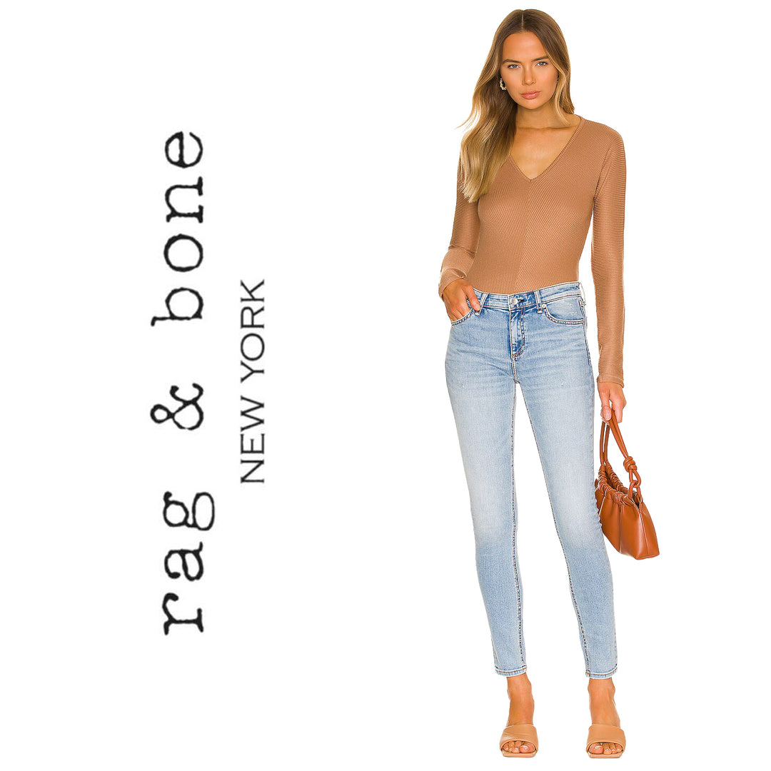 NWT- Rag & Bone 'Cate' Mid Rise Skinny Jeans - Size 28