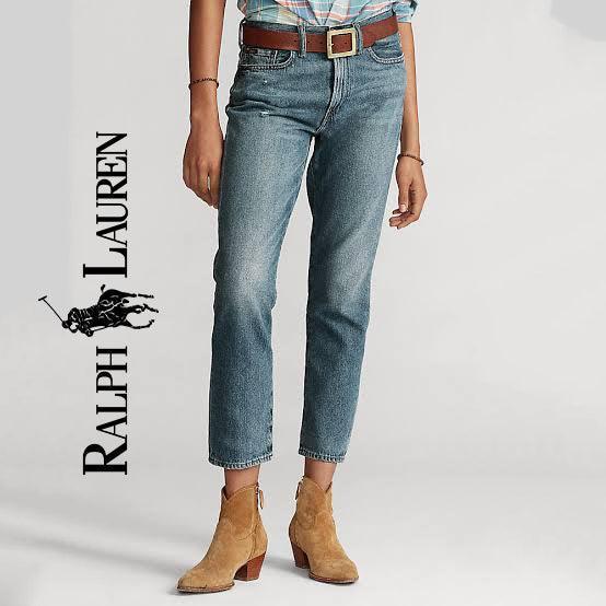 NWT-Ralph Lauren 'Avery Boyfriend' Aged Denim Jeans - Size 29 - Jean Pool