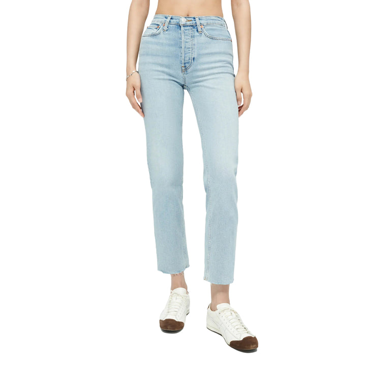 RE/DONE Levis Button Fly High Stovepipe Denim Jeans -Size 24
