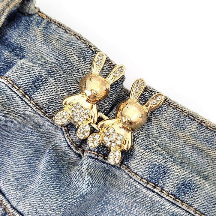 Rabbit Waist Cinch Set Bright Gold Design Repair Kit - Jean Pool