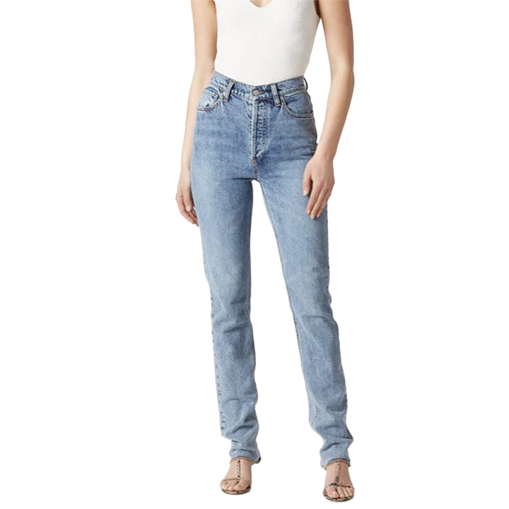 Scanlan & Theodore  High Rise Washed Indigo Jeans- Size 27