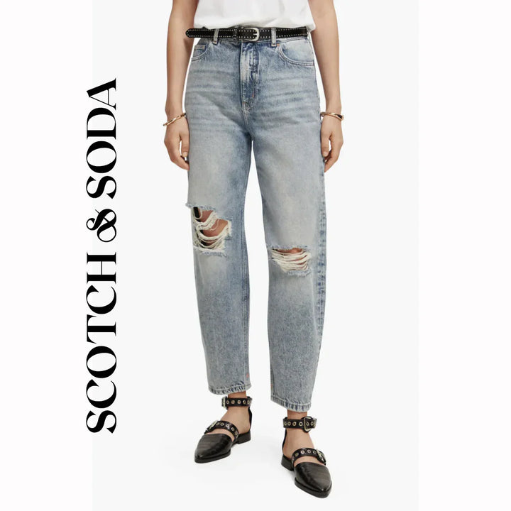 NEW - Scotch & Soda 'The Tide' Balloon Leg Jeans- Size 25