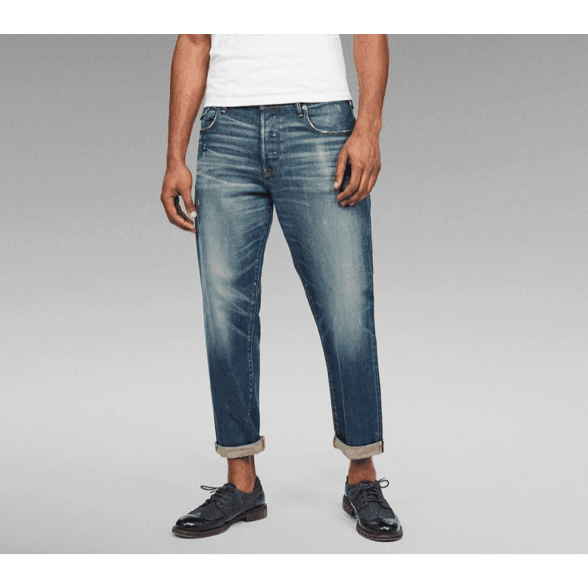 G Star Mens Japanese Selvedge 3D Relaxed Tapered Jeans