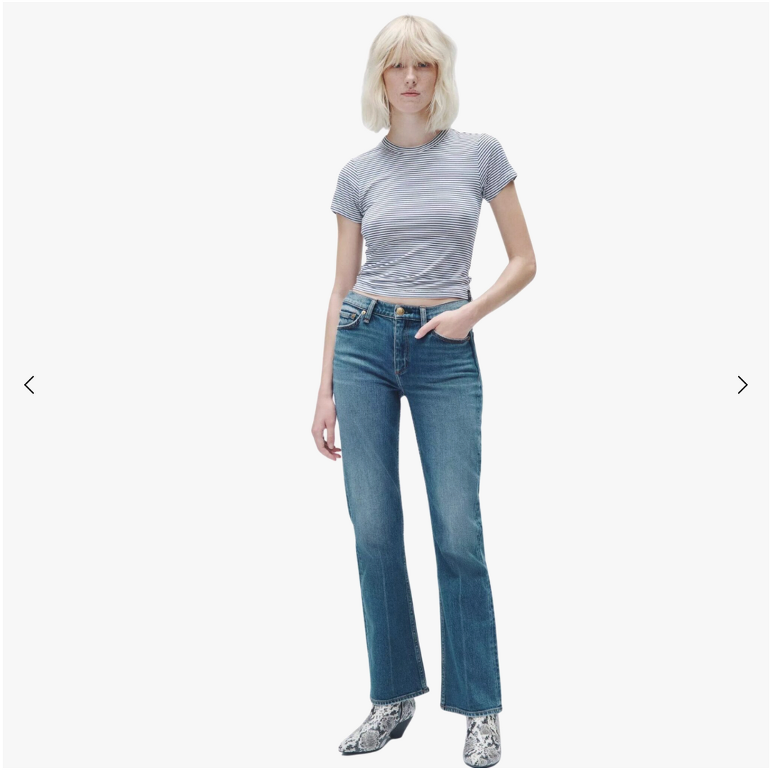 NWT- Rag & Bone 'Peyton' Mid Rise Bootcut Jeans- Size 26