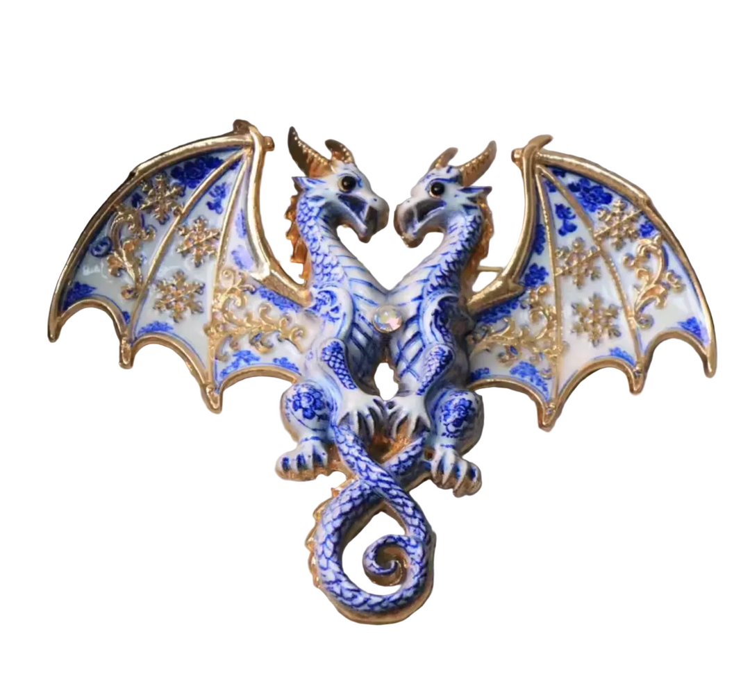 Baroque Dragon Brooch Unisex