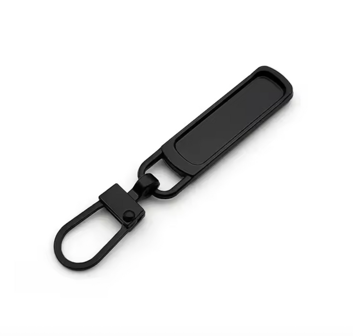 Black Clip on Zipper Pull Replacement DIY Repair