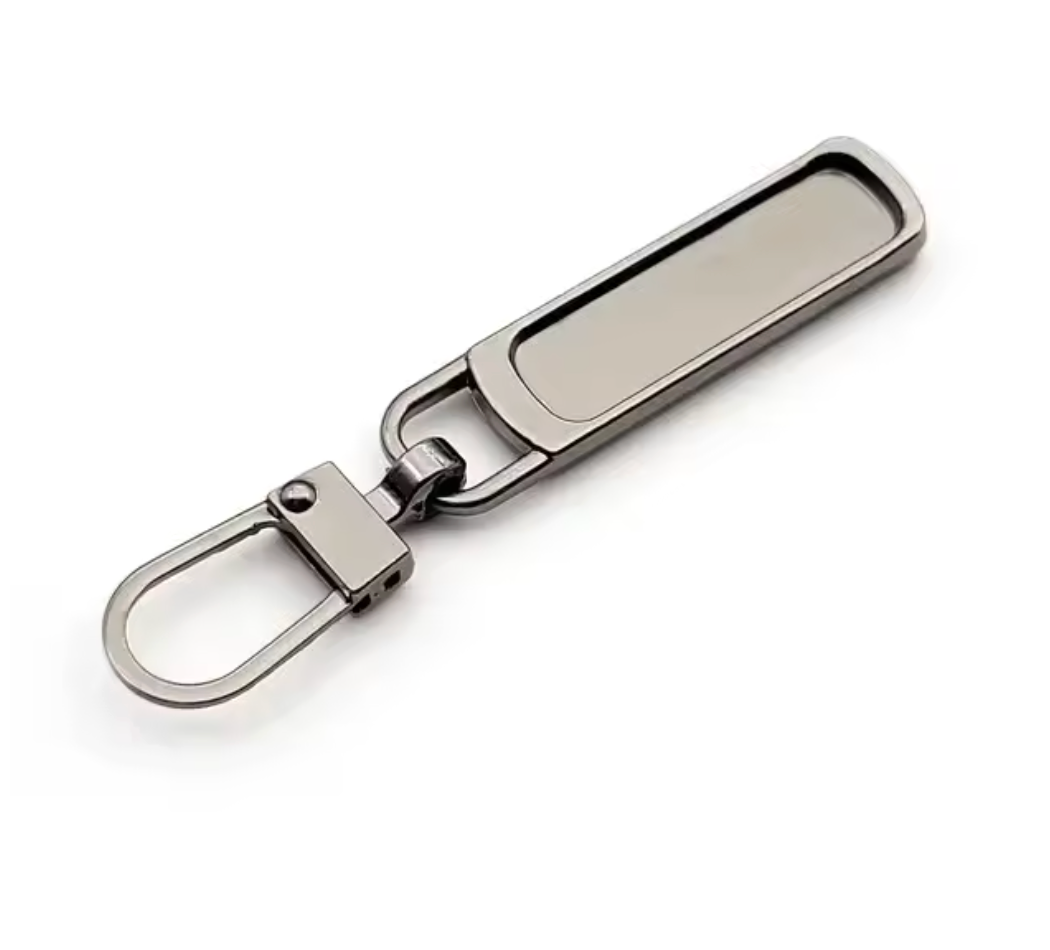 Gunmetal Clip on Zipper Pull Replacement DIY Repair