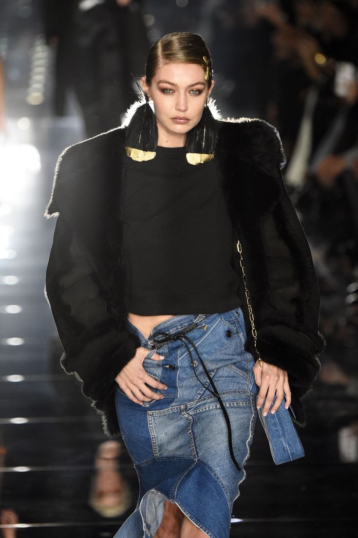 NWT- Tom Ford Patchwork Denim Skirt RRP $4990 - Size 36 or S