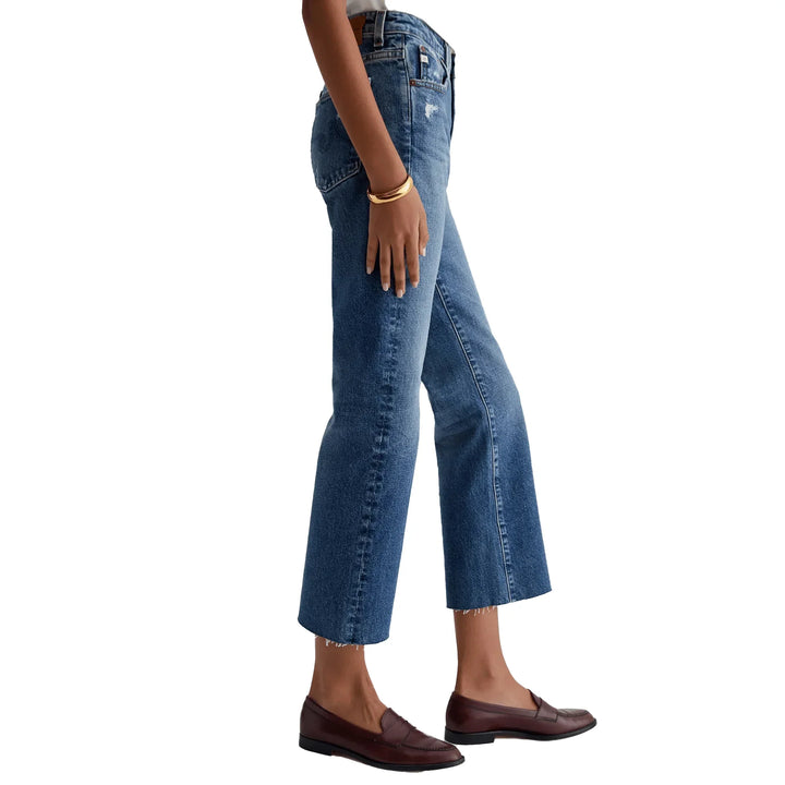 AG Adriano Goldschmied 'Isabelle' High Rise Straight Crop Jeans- Size 26R