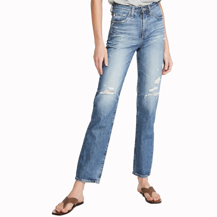 AG Adriano Goldschmied 'Alexxis' High Rise Vintage Straight Jeans- Size 28R