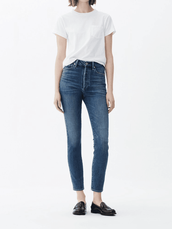 Citizens of Humanity High Rise 'Olivia Crop' Straight Jeans - Size 25