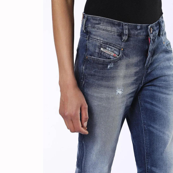 Diesel Ladies 'Belthy- Ankle' Crop Boyfriend Jeans -Size 28