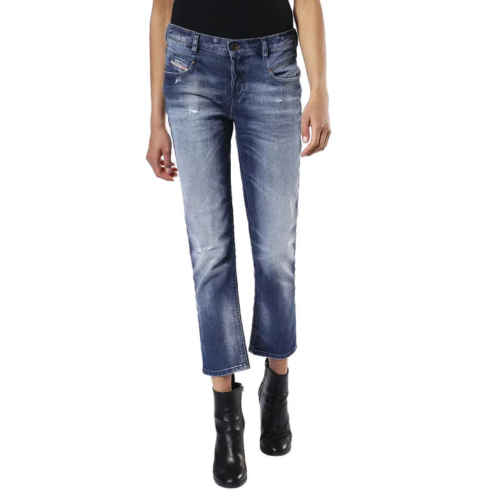 Diesel Ladies 'Belthy- Ankle' Crop Boyfriend Jeans -Size 28