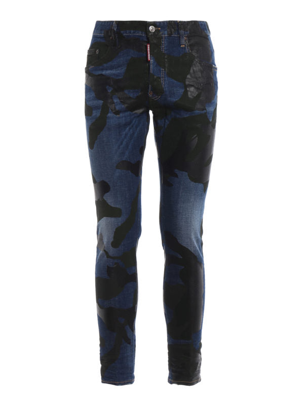 NWT - Dsquared2 'Skater Jean' Camouflage Print Jeans- Size 30