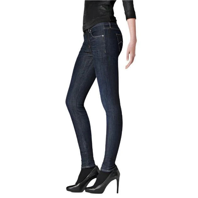 G-Star Raw lhana skinny wmn Jeans / Blauw - Gratis levering | ! - Textiel Skinny Jeans Dames € 119,95