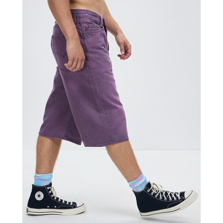 NWT- Levis Pride Unisex Baggy X Long Denim Shorts -Size 34 - Jean Pool