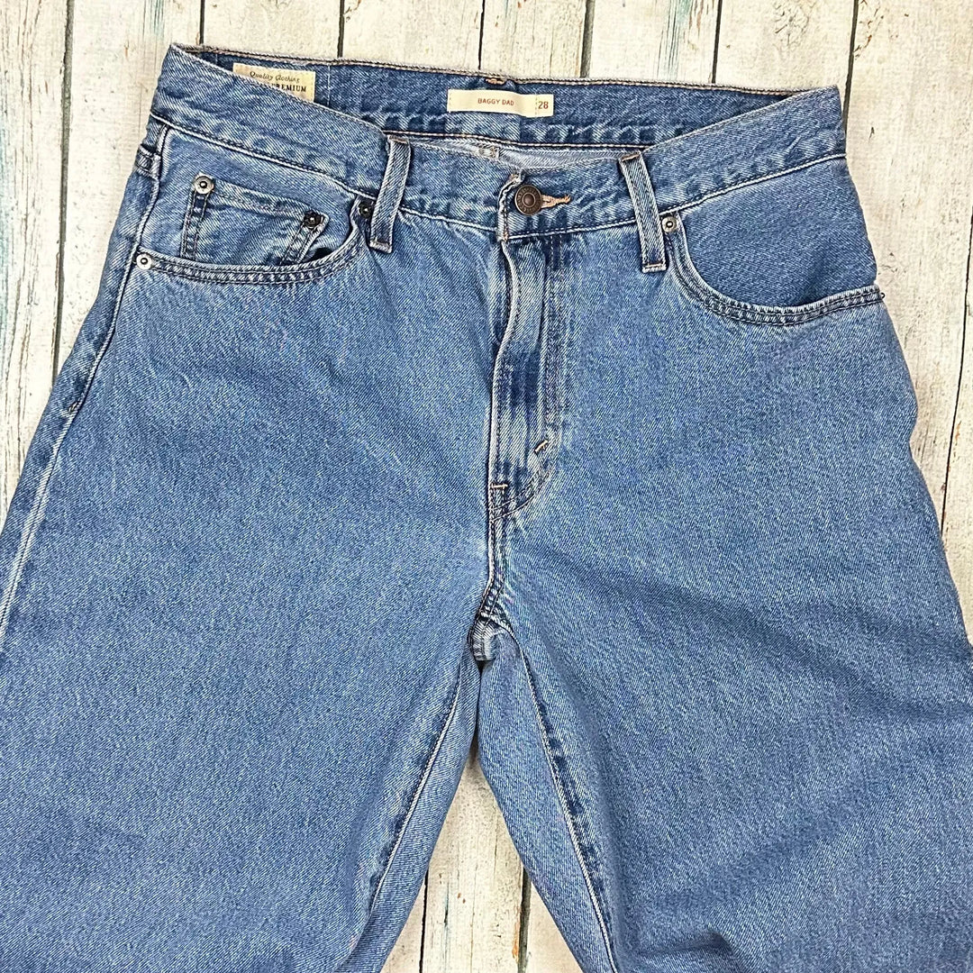 Levis Denim 'Baggy Dad' Wide Leg Jeans - Size 28 - Jean Pool