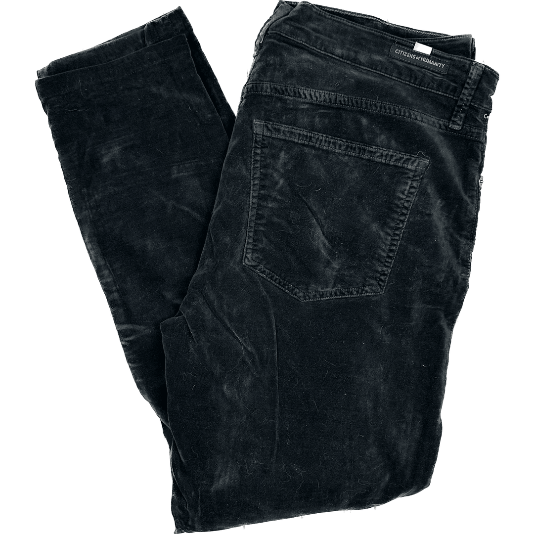 Citizens of Humanity 'Rocket' Mid Rise Skinny Velvet Jeans - Size 32 - Jean Pool