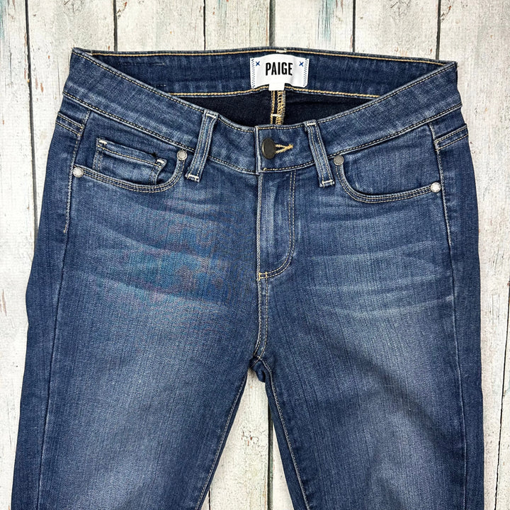 NEW- Paige Denim 'Verdugo Ultra Skinny' Blue Tristan Jeans- Size 25 - Jean Pool