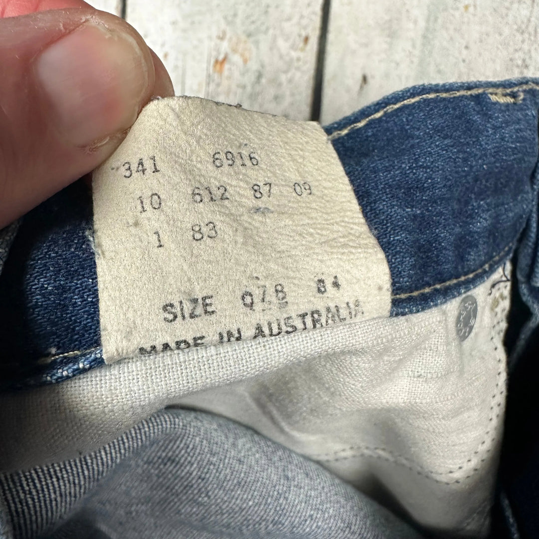 Vintage 1980 s Aussie Made Levi 341 Jeans Suit Size 29 Jean Pool