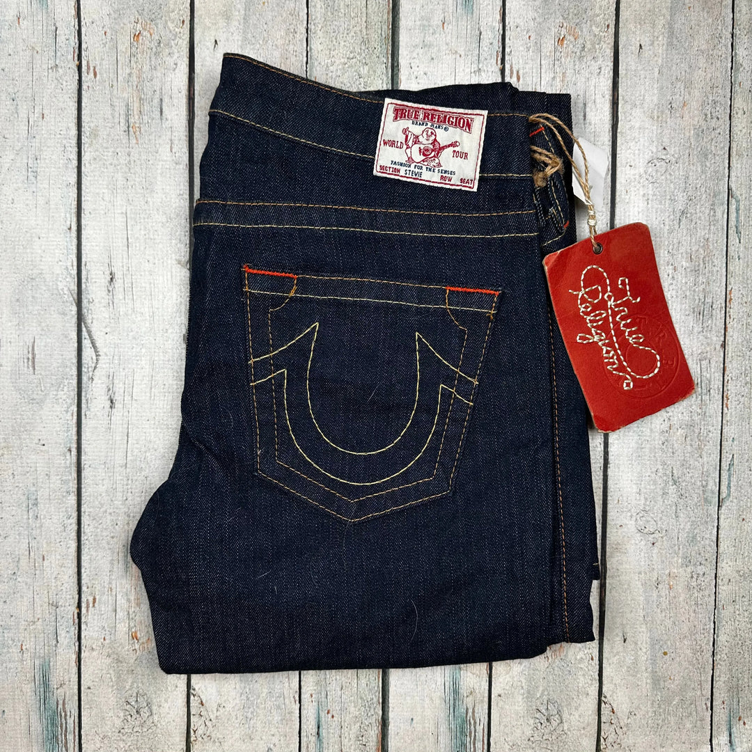 NWT - True Religion 'Stevie' Straight BootLeg Jeans- Size 30 - Jean Pool