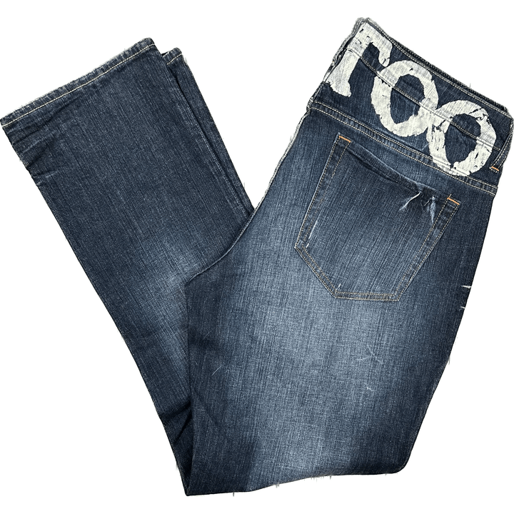 NWT - Ed Hardy Crystal Tattoo Ladies Denim Jeans - Plus Size - Jean Pool