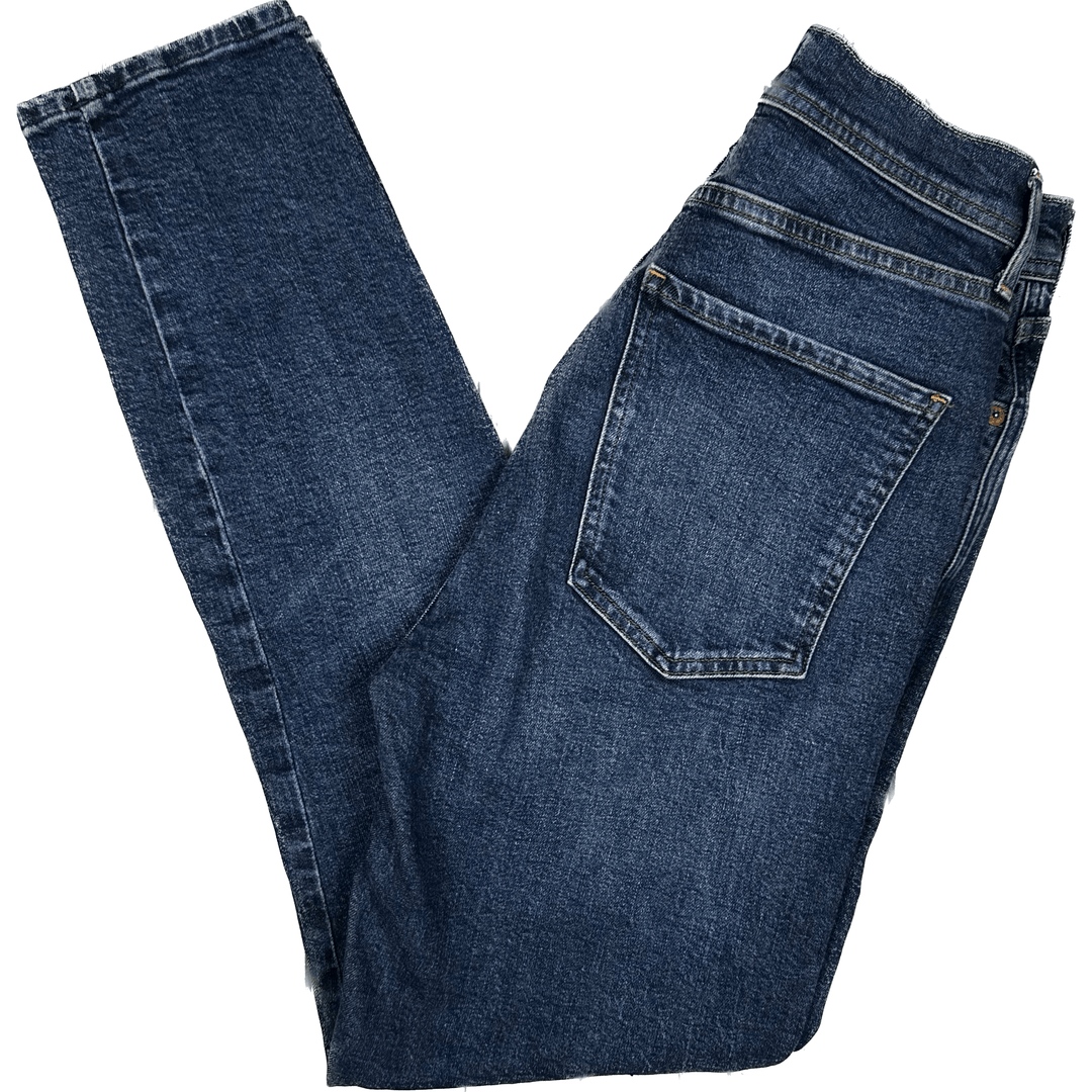 AGOLDE High Rise Skinny Tapered Jeans- Size 27 - Jean Pool