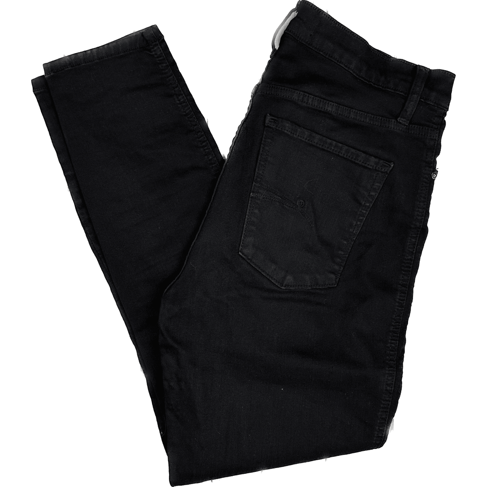 NOBODY Cult Skinny Ankle High Rise Black Jeans- Size 32 - Jean Pool