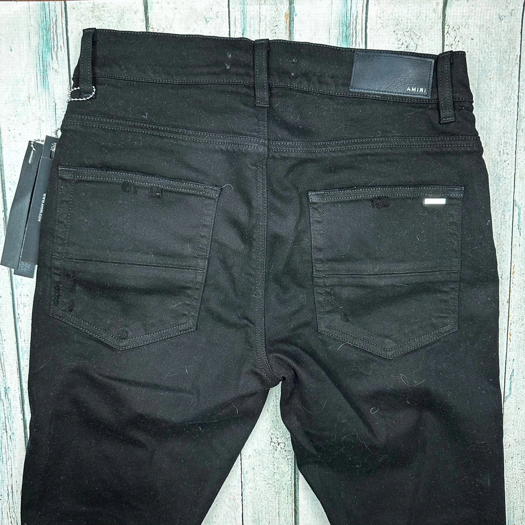 NWT AMIRI 'Stack Jean' Mens Skinny Fit Black- Size 30 - Jean Pool