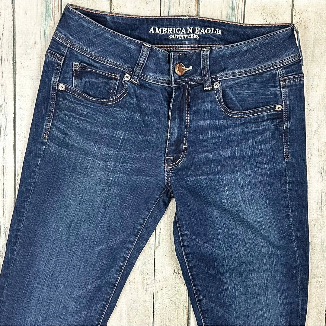 American Eagle Sretch 'Kick Boot' Jeans- Size 12 - Jean Pool