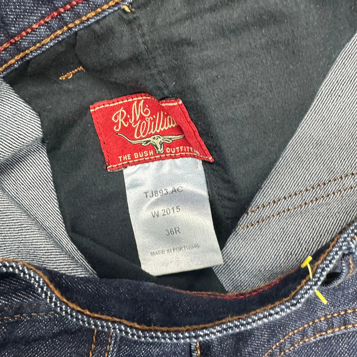 R.M. Williams Mens Selvedge Denim Jeans- Size 36R - Jean Pool