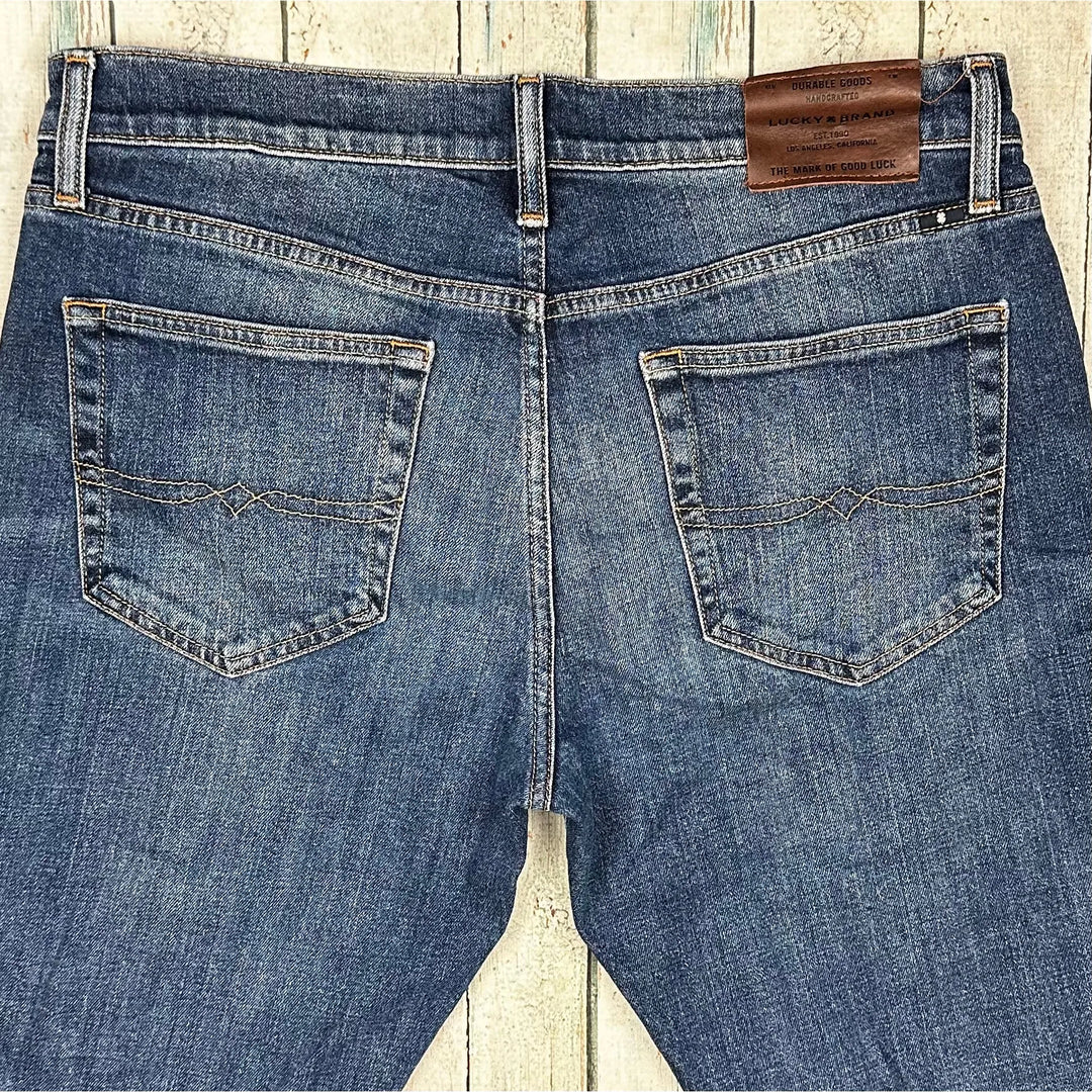 Lucky Brand 'Slim 121' Mens Distressed Jeans - Size 32/32 - Jean Pool
