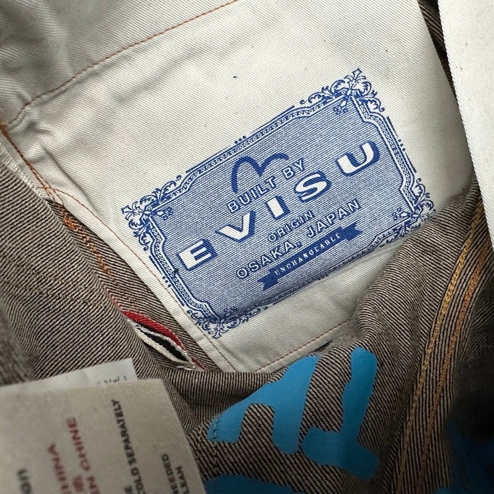 Evisu Japan No.3 Selvedge Blue Logo Jeans - Size 30/34 - Jean Pool