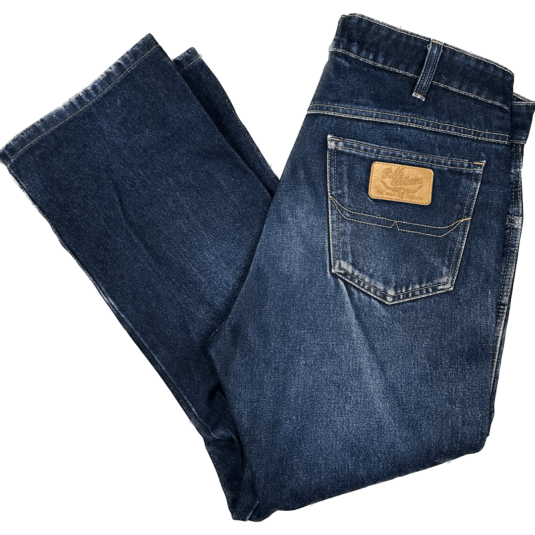 R.M. Williams Australian Mens Easy Fit Jeans- Size 33 Short - Jean Pool